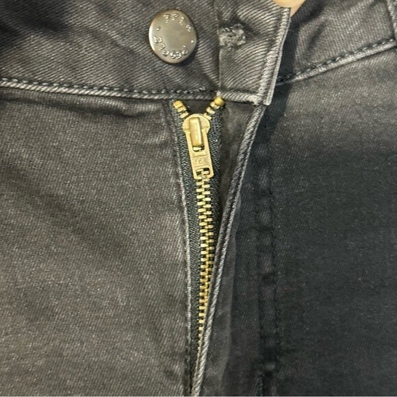 Free People Great Heights Frayed Skinny Crop Jeans Size 28 - Picture 9 of 10